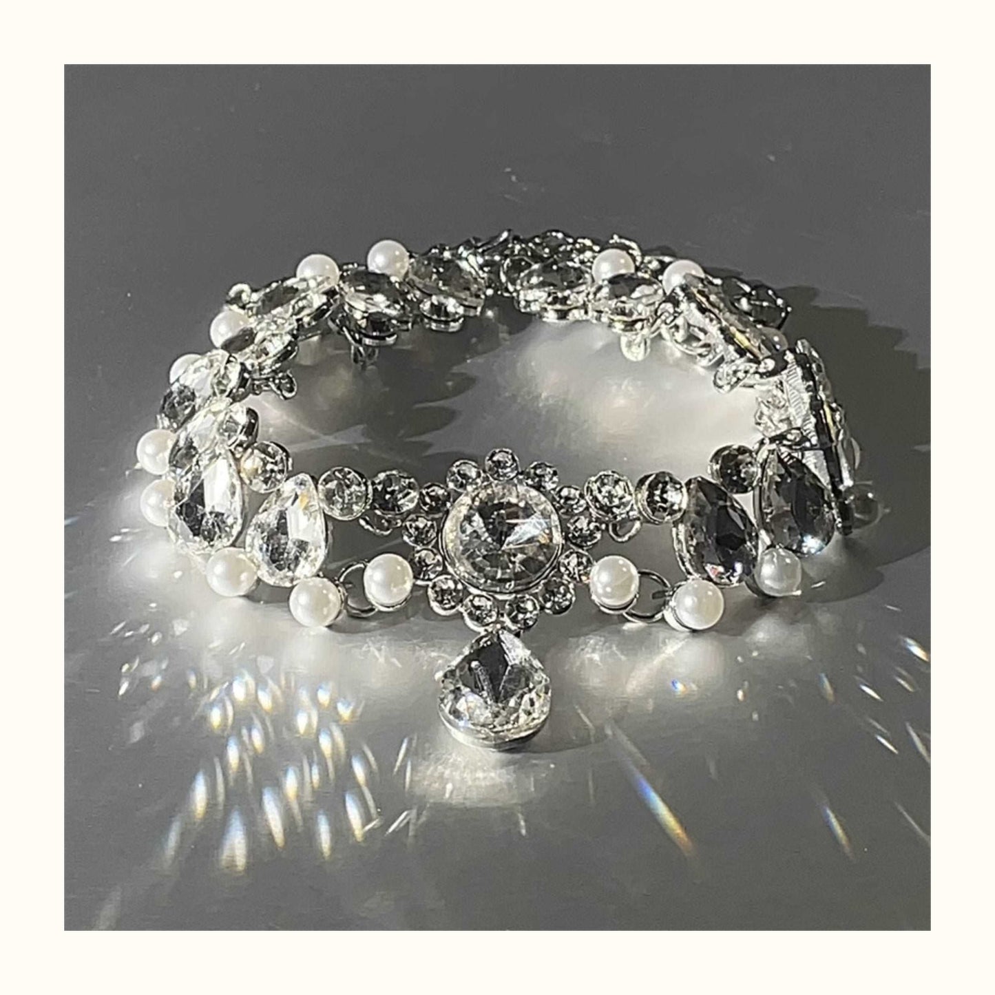 Baroque Style Luxury Pearl Zircon Jewelry Necklace