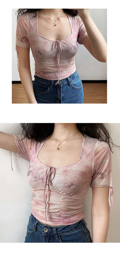 Ballet Dreamy Pegasus Printed Pink Top Shirt