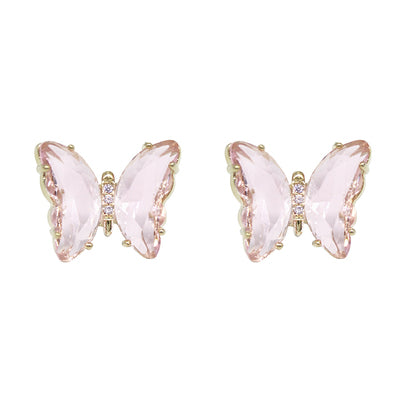 Fantasy Butterfly Crystal Necklace & Earrings