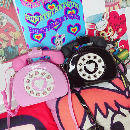 Harajuku Y2K Phone Retro Messenger Shoulder Bag