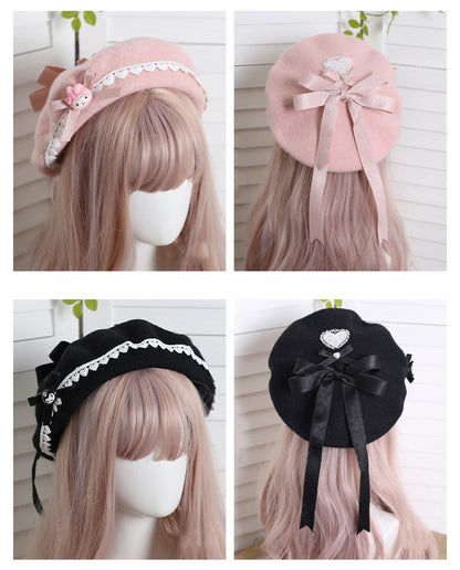 Winter Cute Mascot Beret Hat