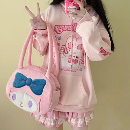 Rabbit Harajuku Streetwear Y2K Hoodie Long Sleeve Top