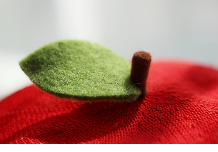 Cute Wool Orange Apple Fruits Beret Hat