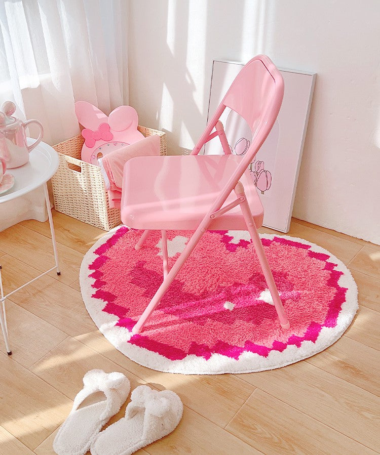 E Girl Pixel Art Heart Cute Modern Soft Mat Rugs Carpets Bedroom Decor