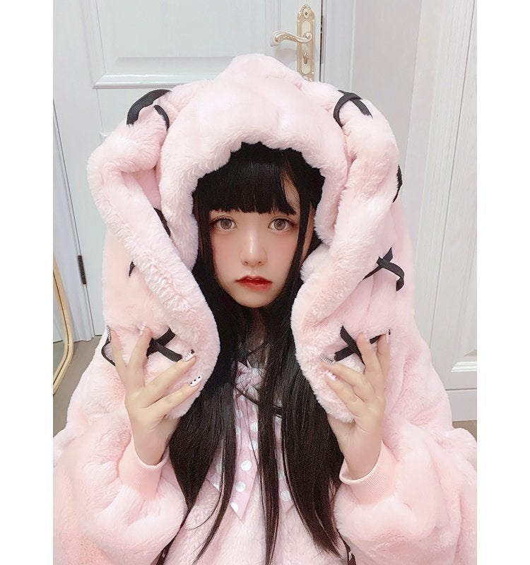 Rabbit hotsell Ears Lolita Hoodies Women