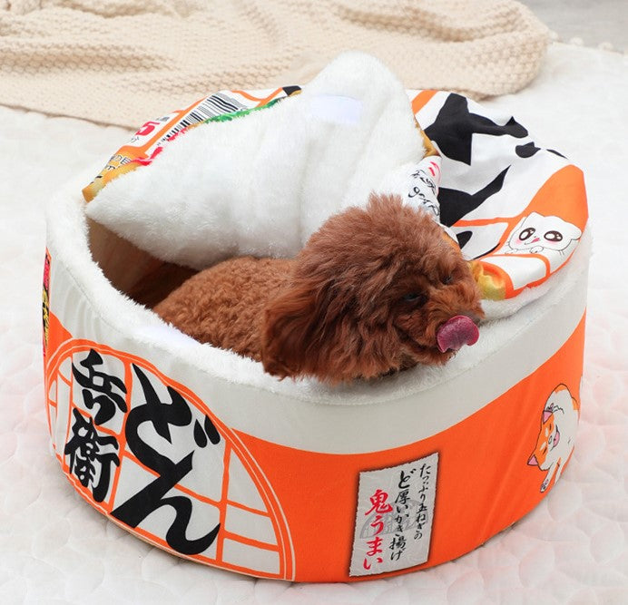 Red & Orange Japanese Beef Ramen Instant Noodles Cup Cats Dogs Pets Beds House