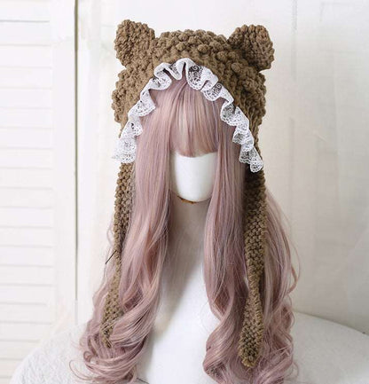 Autumn & Winter Soft Wool Cat Ears Hat