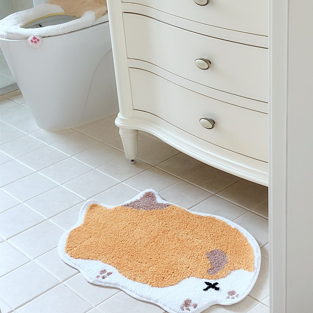 Cat Panda Paw Animal Bedroom Rugs Carpets Decor