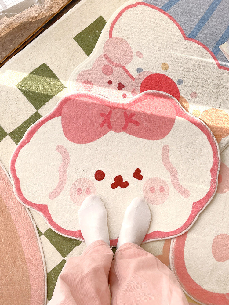 Cat Rabbit Bear Sweets Cake Rug Carpets Decor