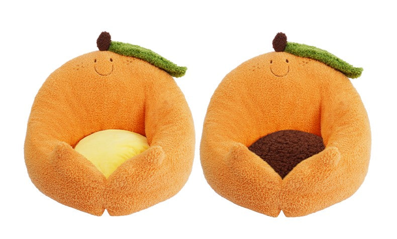 Orange Tangerine Decor Cats Dogs Pets Beds House