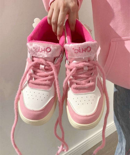 Angel Wings Magical Girl Student Sweet Cute Pink Women Sneakers Sports Running Shoes