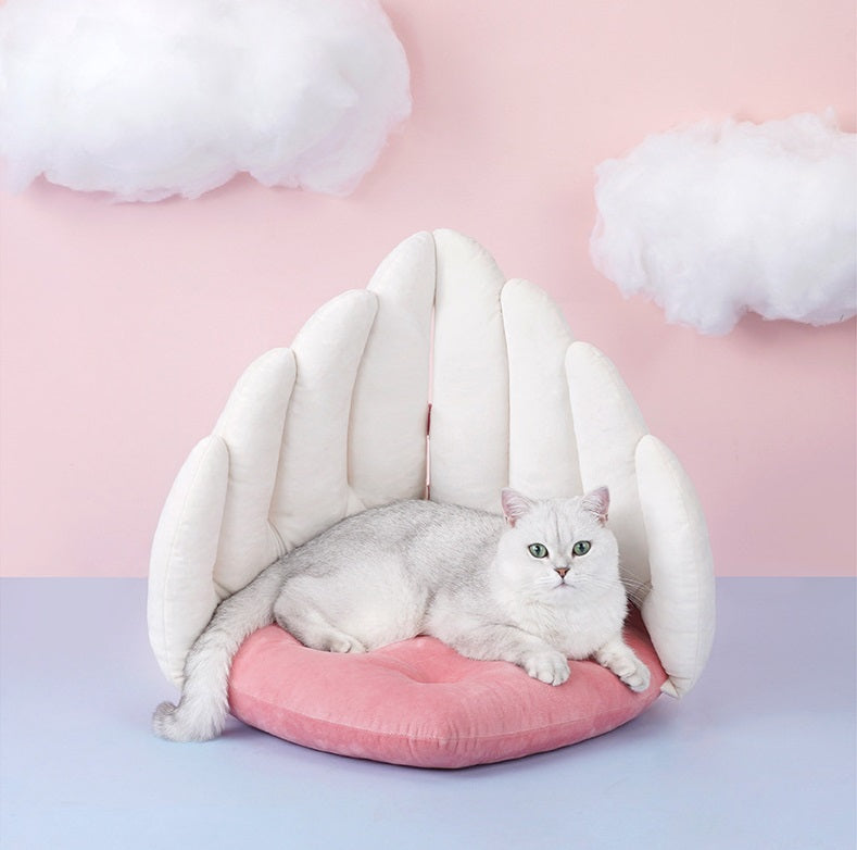 Sweet Crown Angel Wings Cats Dogs Pets Beds