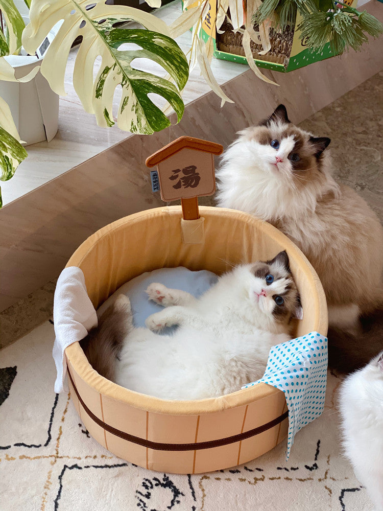 Hot Spring Onsen Cats Dogs Pets Beds Sleeping Nests