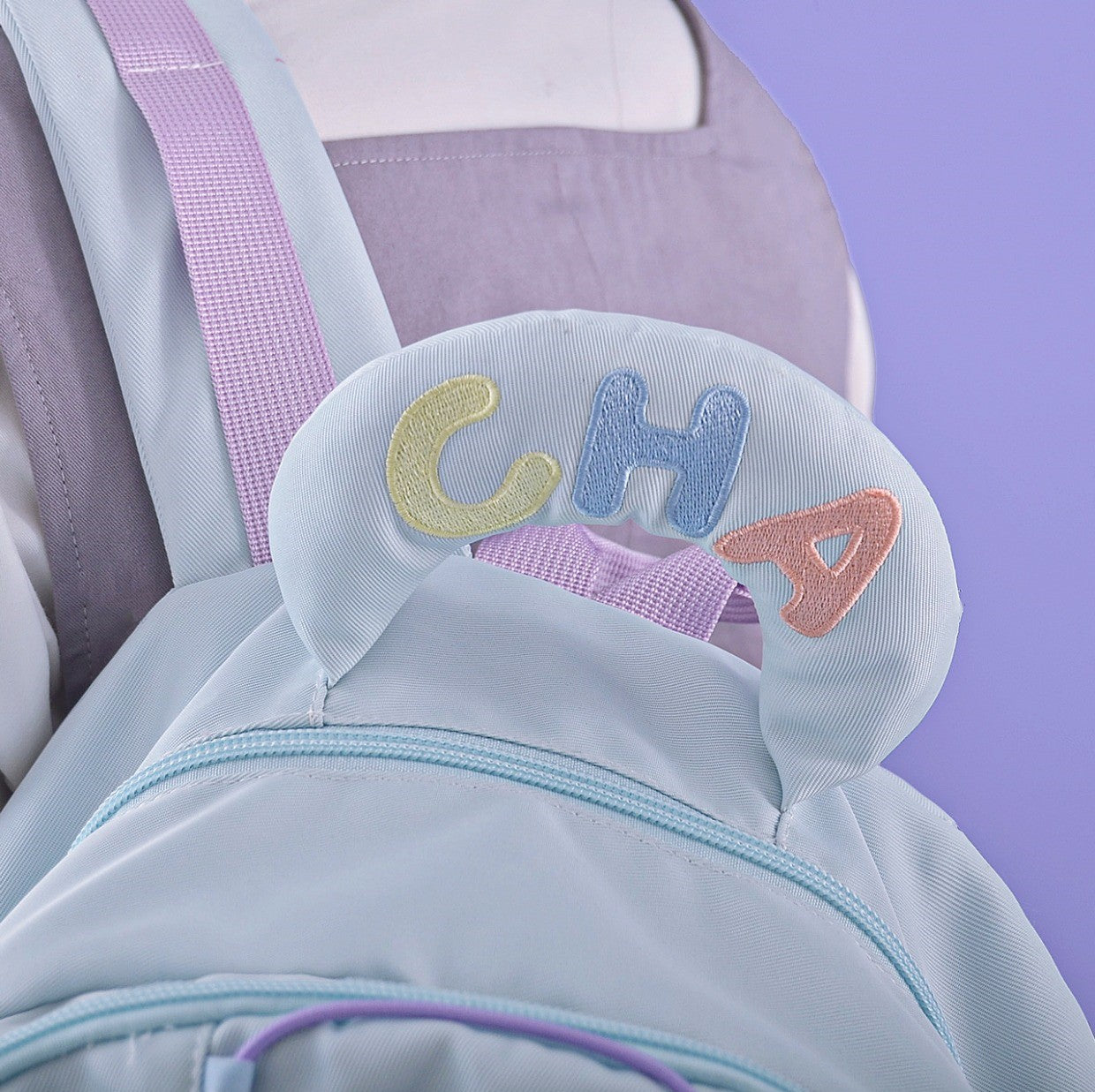 Rainbow Pastel Colorful Blue Purple Star Cloud Cute Y2K Bag Backpack