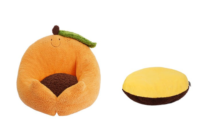 Orange Tangerine Decor Cats Dogs Pets Beds House