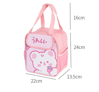 Japanese Portable Bento Lunch Box Thermal Insulation Bag