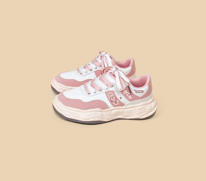 Enter Game Rabbit Pink White Sporty Sneakers Running Shoes