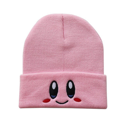 Cute Winter Warm Pastel Pink Cartoon Hat Beanie