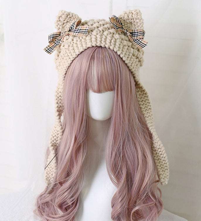 Autumn & Winter Soft Wool Cat Ears Hat