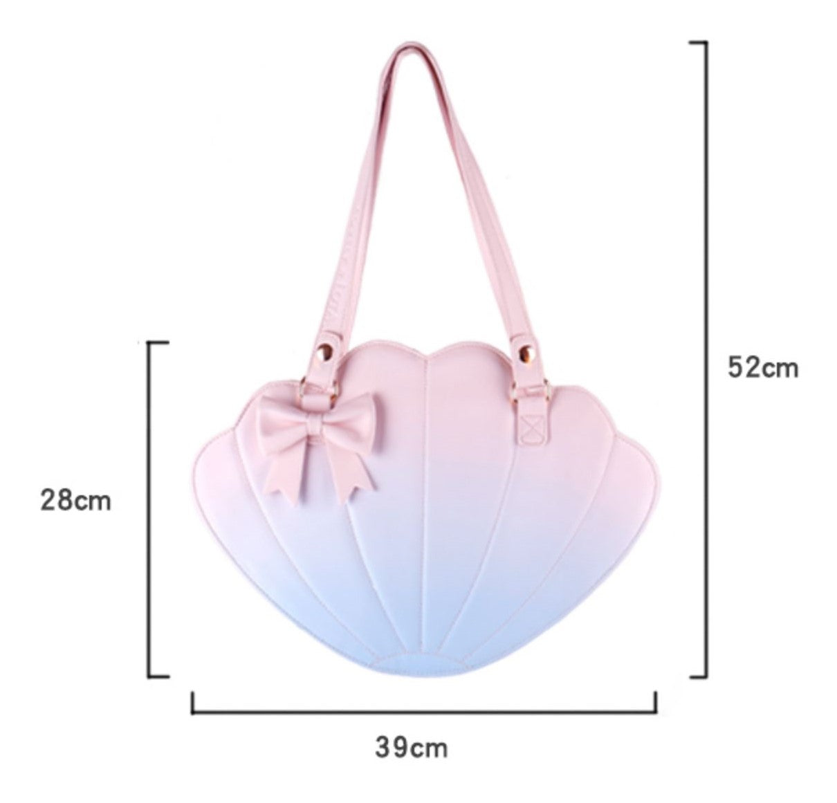 Sweet Girl Fairy Rainbow Mermaid Seashell Shoulder Bag