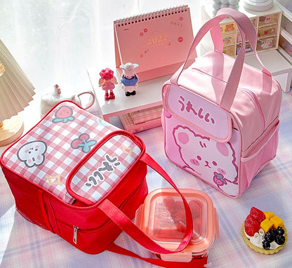 Japanese Portable Bento Lunch Box Thermal Insulation Bag