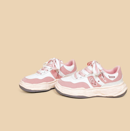 Enter Game Rabbit Pink White Sporty Sneakers Running Shoes