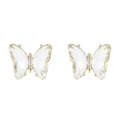 Fantasy Butterfly Crystal Necklace & Earrings