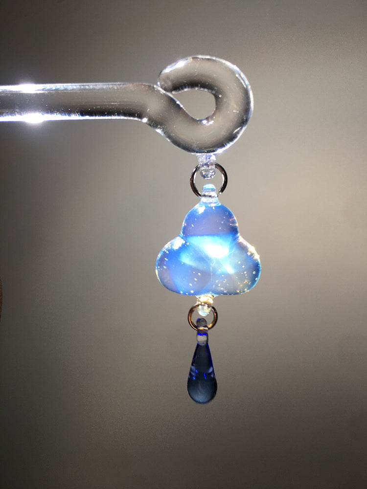 Pretty Crystal Transparent Handmade Cloud Raindrop Jewelry Power Energy Chains Necklace Pendant