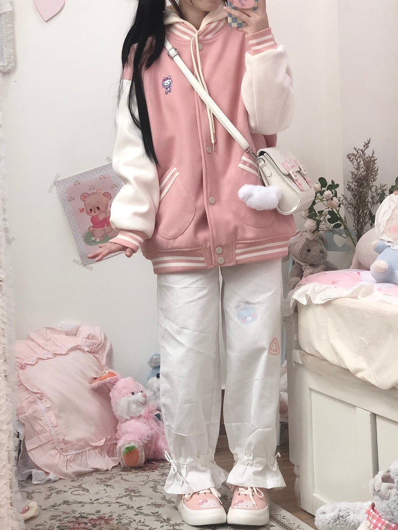 Pink White Sanrio My Melody Shoulder Messenger Bag