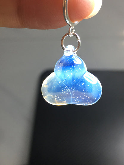 Pretty Crystal Transparent Handmade Cloud Raindrop Jewelry Power Energy Chains Necklace Pendant