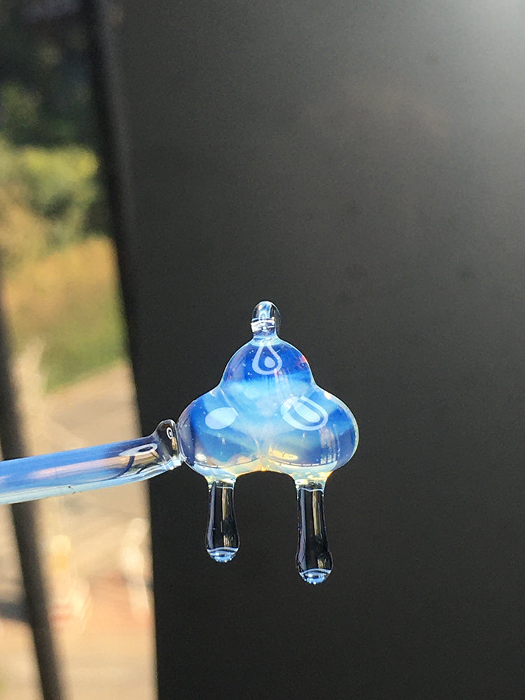 Pretty Crystal Transparent Handmade Cloud Raindrop Jewelry Power Energy Chains Necklace Pendant